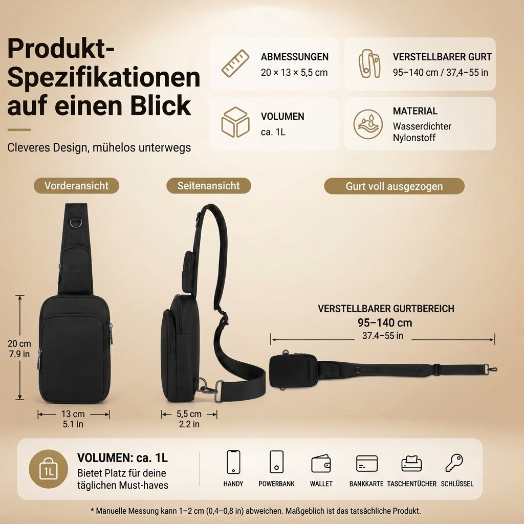 Safewaist Bauchtasche
